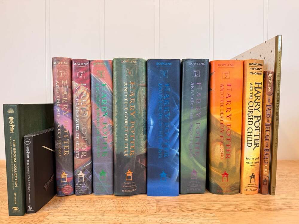 Harry Potter Hardcover Book Set 1-7 Plus More!! J K Rowling